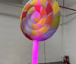LED Inflatable Lollipops – Hanging Candy Decorations for Parties & Festivals