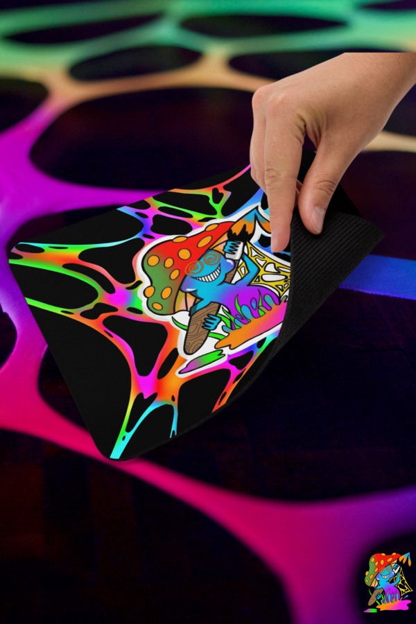 Trippy Psychedelic mushroom Mouse Pad