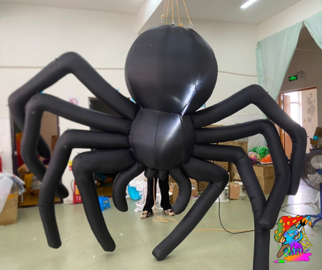 Spooky LED Inflatable Spider Decoration