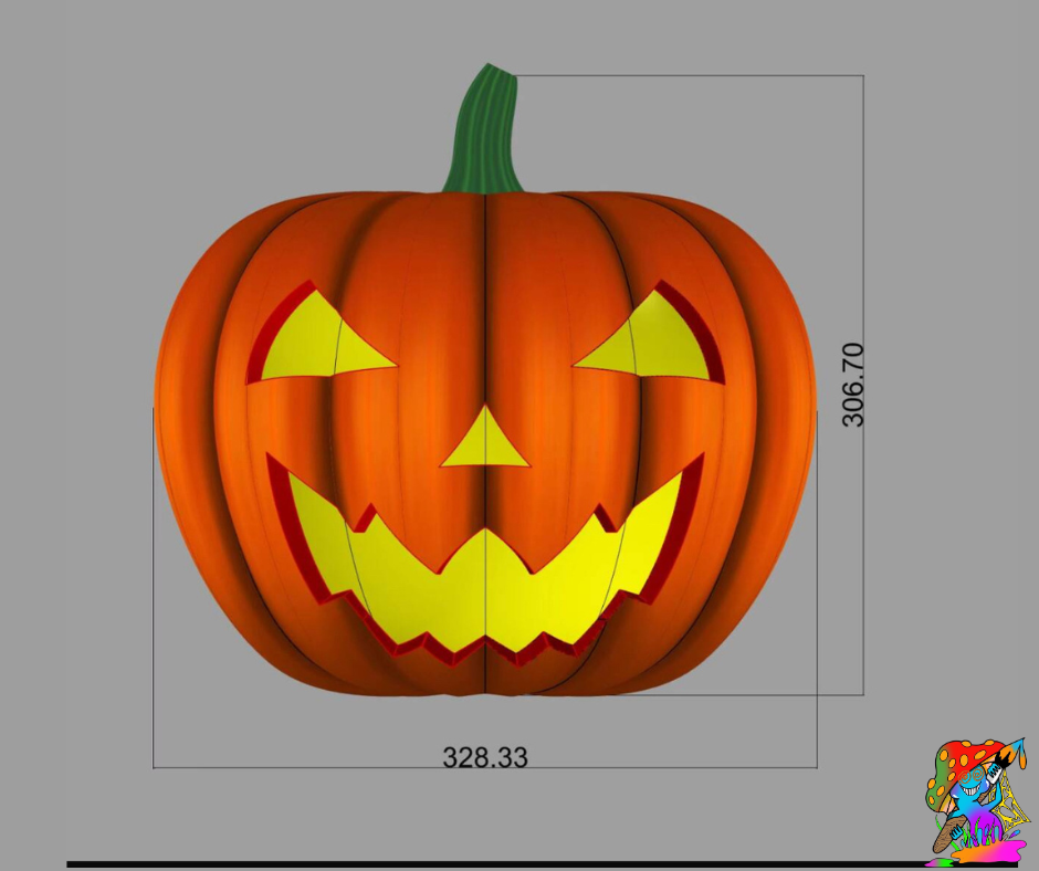 fun inflatable pumpkin decoration for themed events