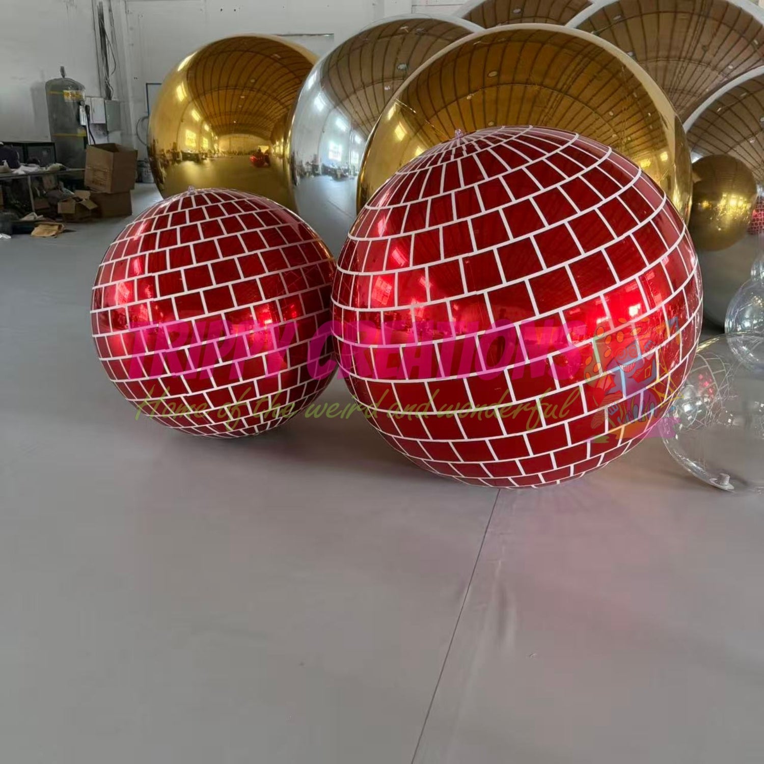 Giant Waterproof Inflatable Disco Balls with Free Pump | Hanging & Pool Party Decor