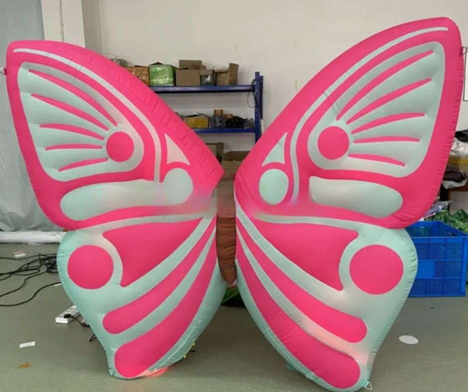 Giant 4 Meter Sized Inflatable Butterfly Backdrop