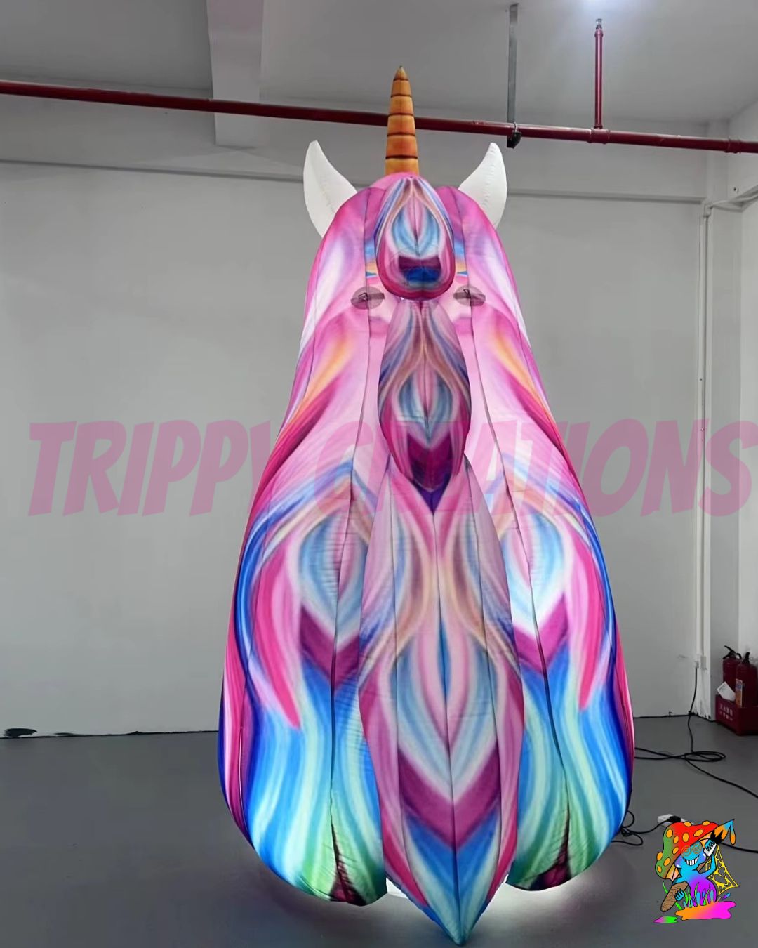 Additional view of Giant Unicorn Inflatable Party Prop – 3m, 4m & 6m Sizes for Magical Girls’ Birthday Parties