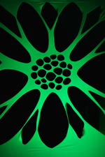 Easy install UV glowing Halloween room decorations