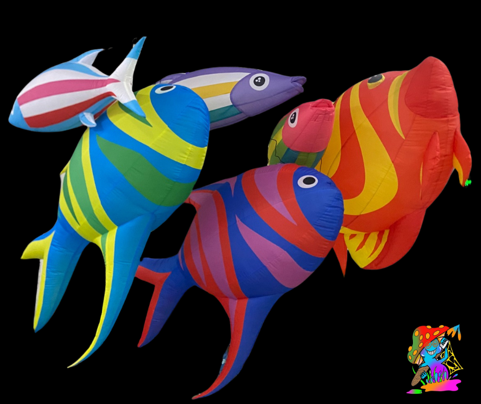 inflatable fish decorations for events