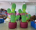 Wild West inflatable cactus decoration for cowboy party and desert-themed events