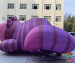 Massive Alice in Wonderland Cheshire Cat inflatable for stage and venue design