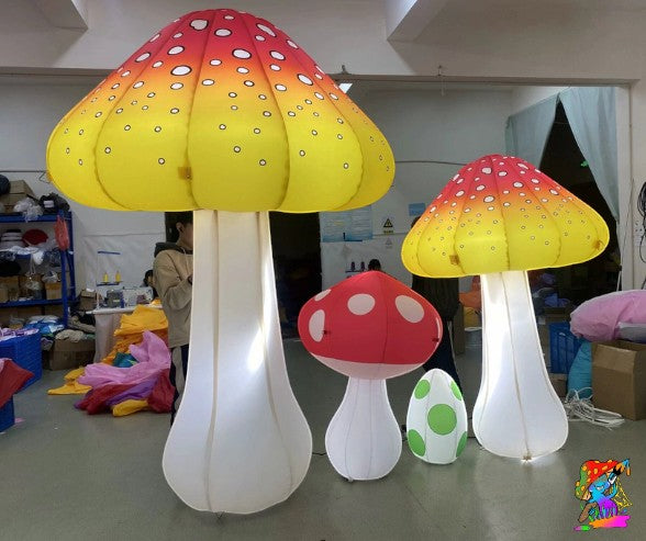Whimsical LED Inflatable Mushrooms | Multi Choice Styles - Trippy Creations
