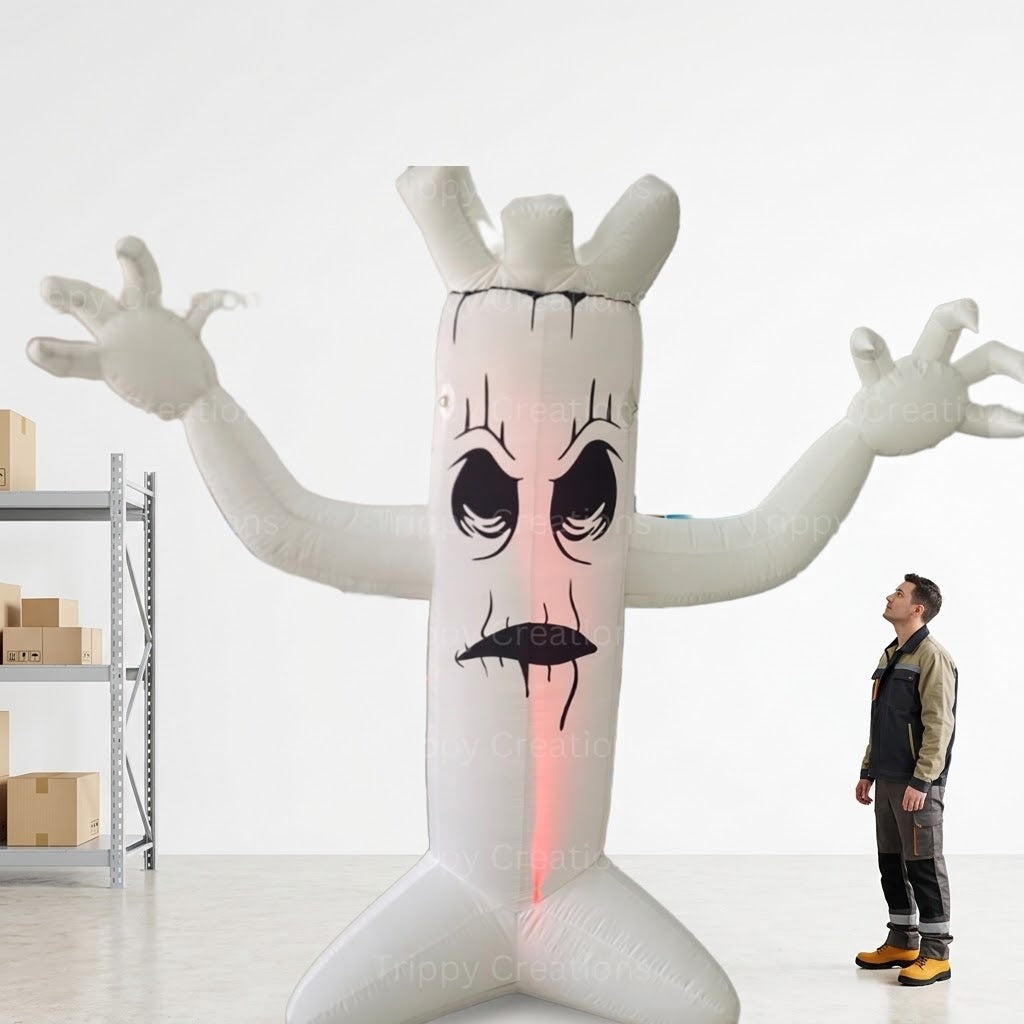 Playful 3meter Size White Inflatable Ghost | Haunted House Party Decorations