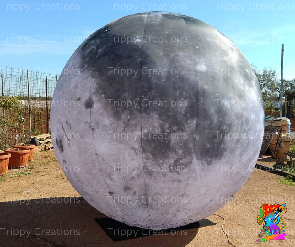 Giant LED Inflatable Moon Decoration