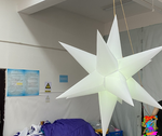 kids party decorations. inflatable stars