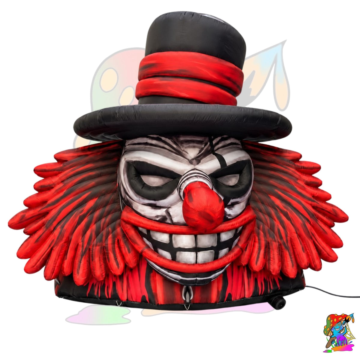 floor standing spooky Halloween clown prop