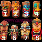 Bespoke inflatable tiki and tropical party props with optional fireproofing and LED lighting