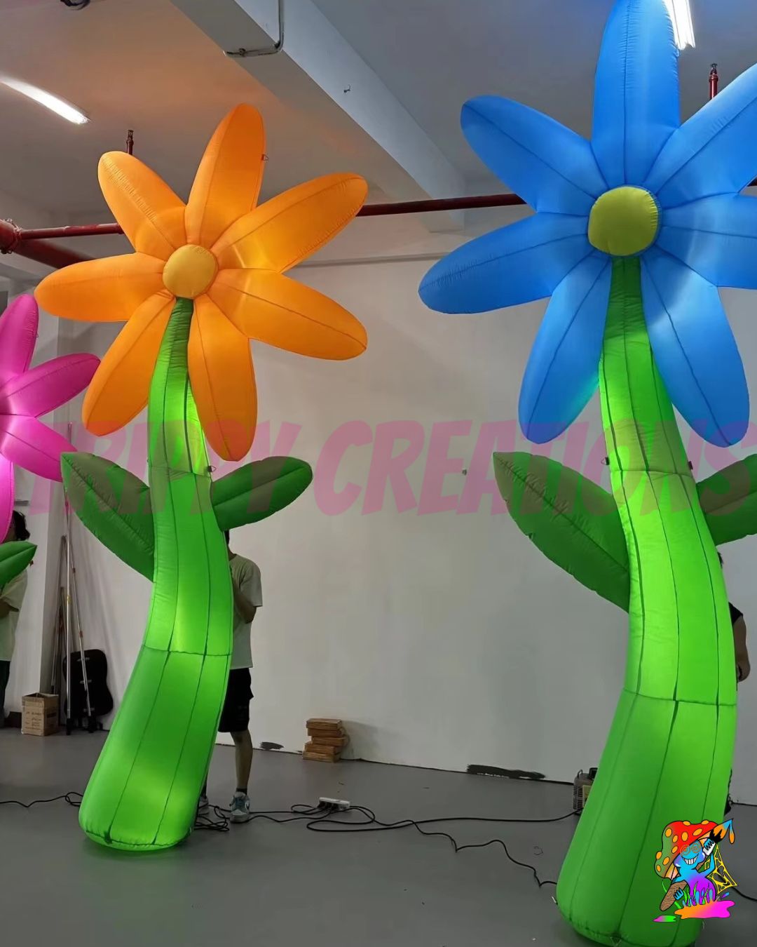 Giant 3.5m Inflatable Flower Decorations