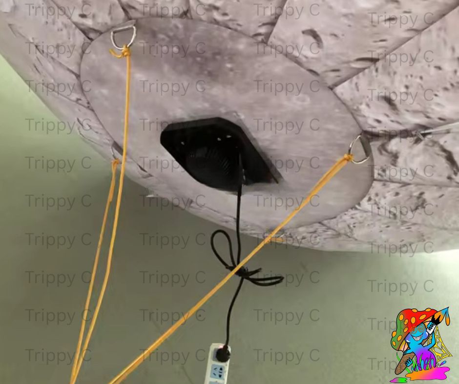 Giant LED Inflatable Moon Decoration