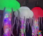 Glowing inflatable jellyfish adding magic to parties and celebrations
