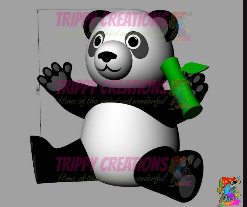 giant inflatable panda for festival decor and outdoor events