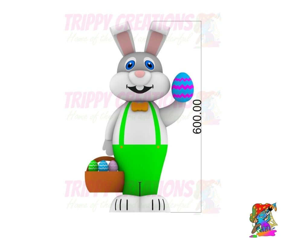 fire retardant inflatable Easter bunny decoration suitable for indoor public venues