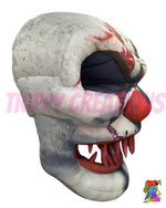 Inflatable clown skull Halloween decoration for haunted attractions and festivals