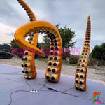 giant inflatable golden tentacles for under the sea themed events