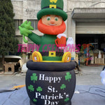 giant st patricks day inflatable decorations creating festive irish party atmosphere