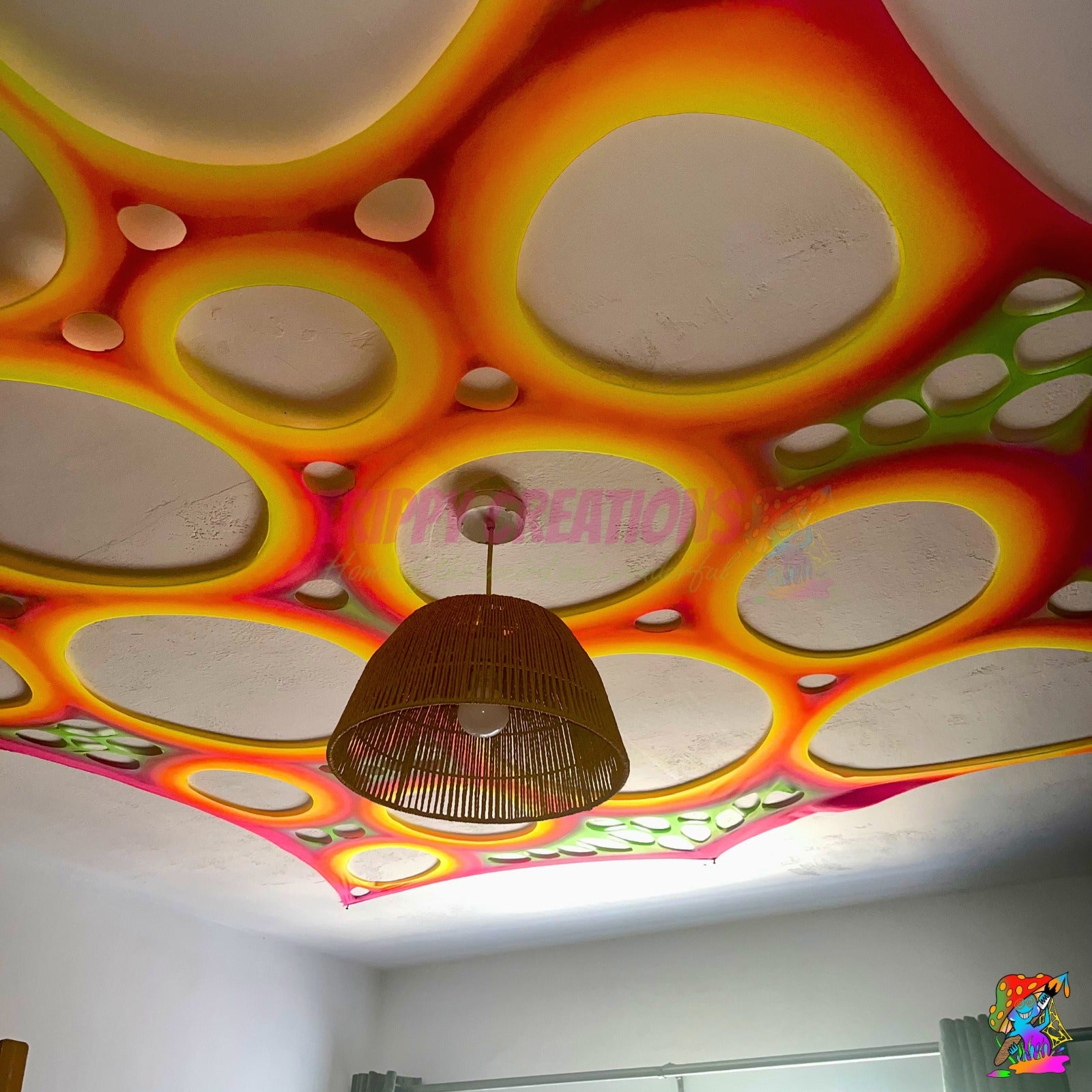 Neon Rainbow Party Canopy