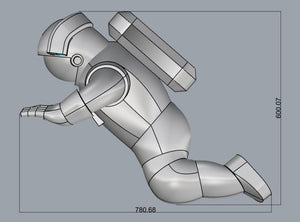 6m Hanging Inflatable Astronaut – Giant White Space Prop for Events & Festivals