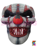 Giant inflatable clown skull Halloween prop for events and themed entertainment