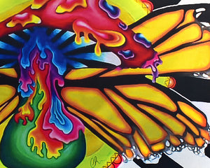 Butterfly Shroom Print