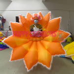 inflatable flower dress costume with LED lighting battery powered 12V for outdoor events