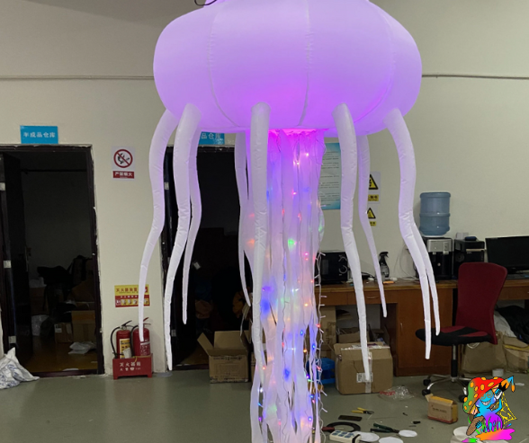 LED jellyfish decorations perfect for events of all ages
