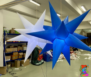 custom colour star inflatables