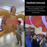 Large Inflatable Planet Parade Prop – Illuminated Festival Performer Display