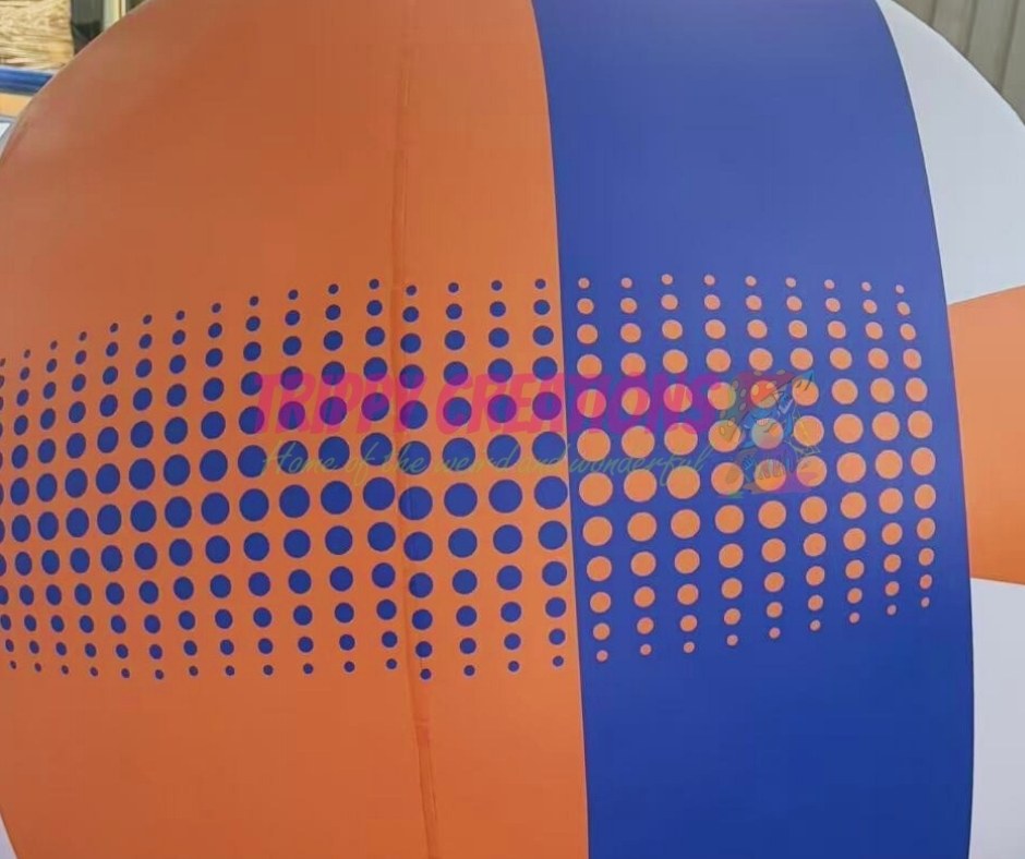 Reusable inflatable PVC volleyball prop for indoor outdoor sports events and parties
