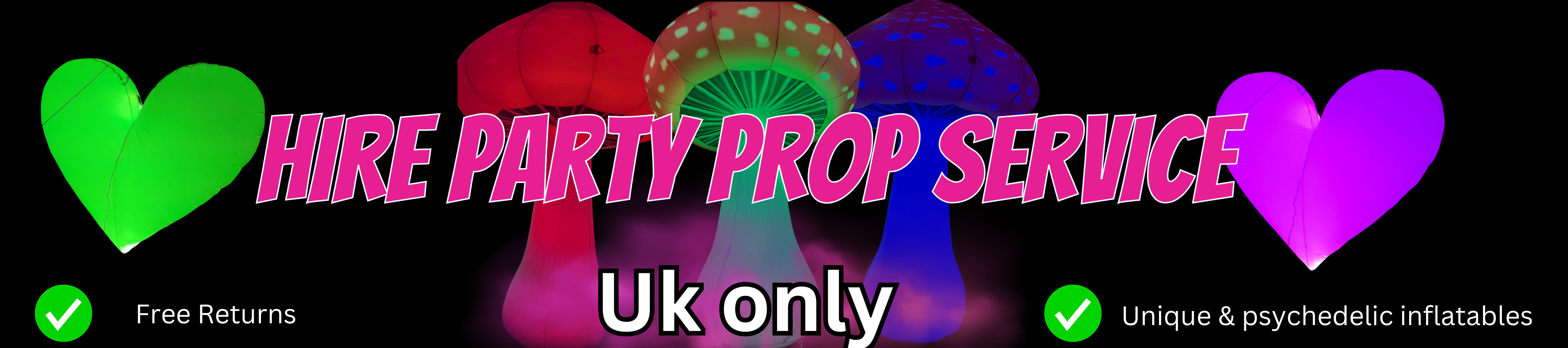 hire our 3m mushroom for your event