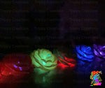 rainbow LED inflatable event decoration of a daisy chain