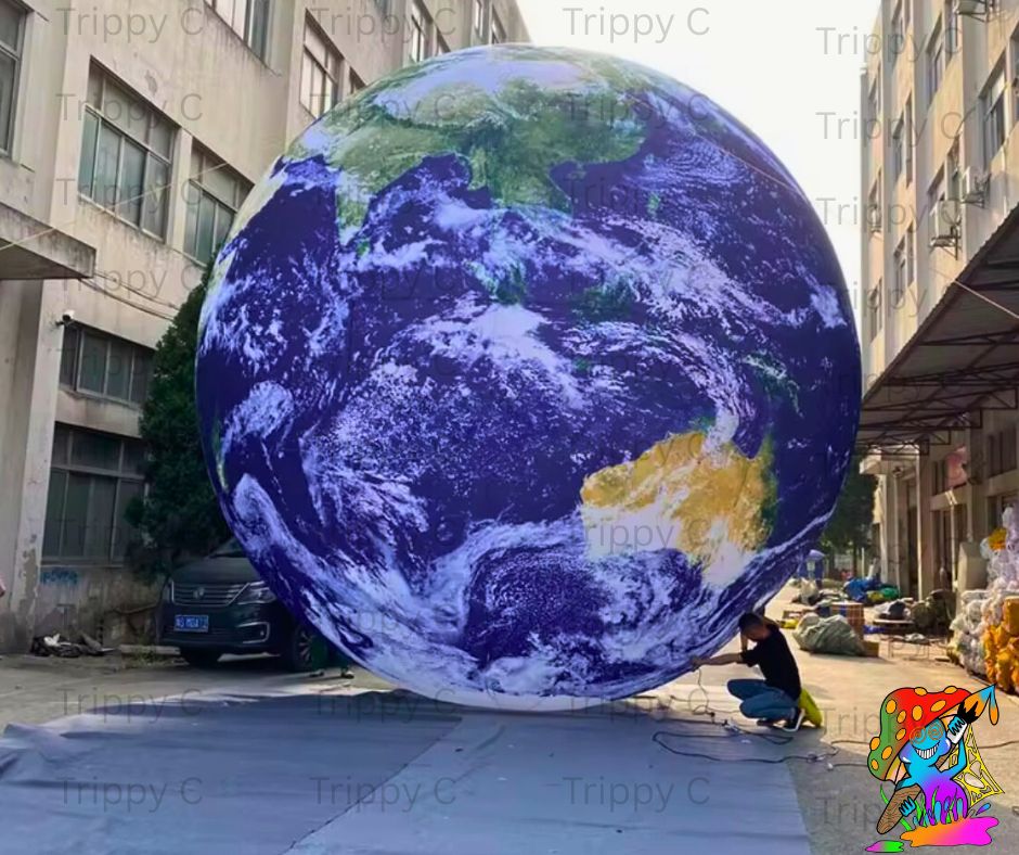 LED Inflatable Globe – Bring the Magic of Space to Your Event