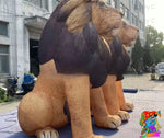Realistic inflatable lion for safari and wildlife themes