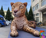 Realistic inflatable jungle animal decoration