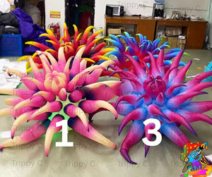 Customisable coral reef inflatable for festivals and event styling