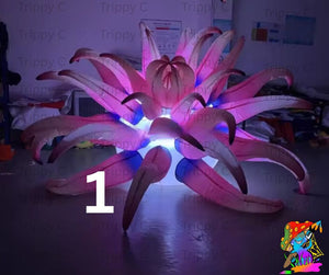 Multi-size coral reef inflatable for magical venue displays