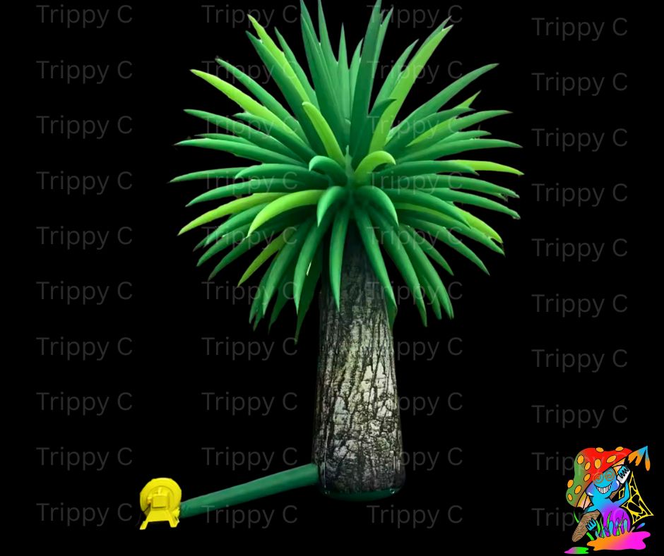 Blow-up palm tree prop for beach and summer parties