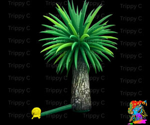 Blow-up palm tree prop for beach and summer parties