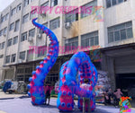 LED inflatable tentacle ceiling decoration mains powered event prop