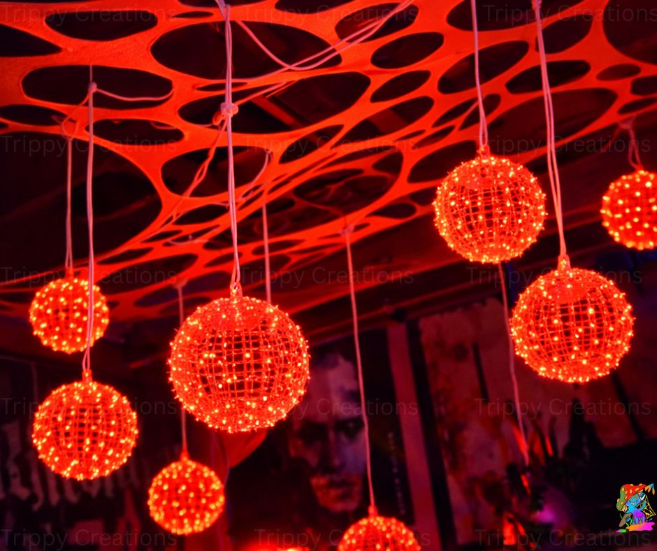 LED Ceiling lights for psychedelic events