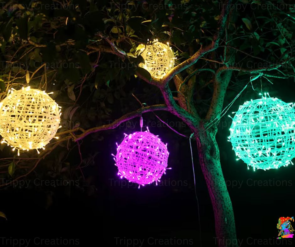 decorative outdoor ball lights