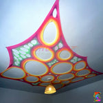 Rainbow Blacklight Event Decor
