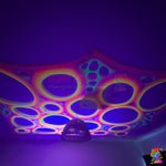 Blacklight Rainbow Festival Decoration