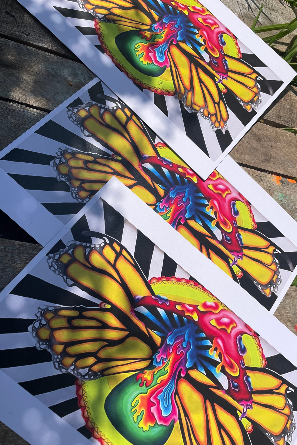 Butterfly Shroom Print