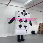 Professional inflatable walking playing cards designed for event agencies, performers, shopping centres and live attractions